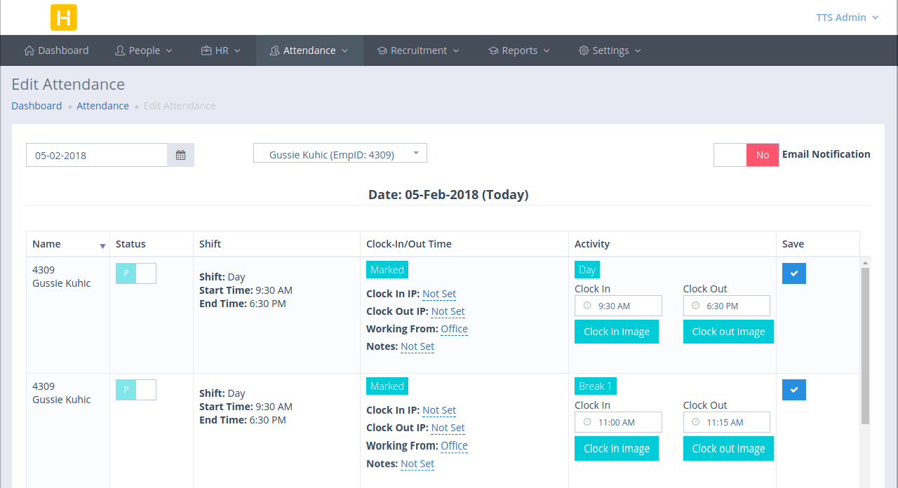 Attendance Management